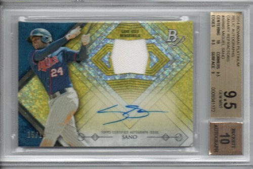 Bgs 2014 bowman platinum - bgs,