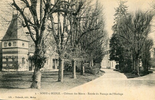 Carte soisy sur ecole château - carte,
