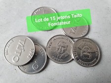 Lot de 15 jetons, tokens