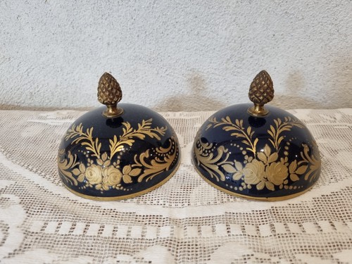 Paire couvercles vase - paire,