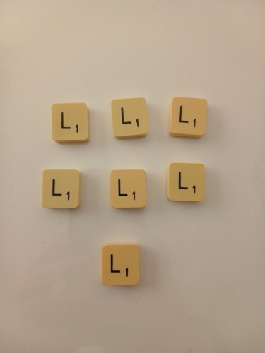 Lot lettres l scrabble - lot, de