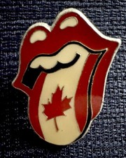 ROLLING STONES OFFICIAL METAL SHAPED PIN'S CANADA 2005