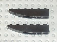 LEGO 2 black slope brick ref 500 / 10210 7786 8141 7143 4403 7644 7692 7044 3569