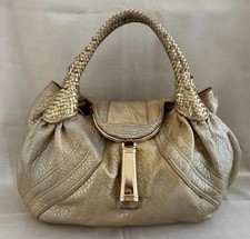 Vintage Fendi Spy Bag in Gold