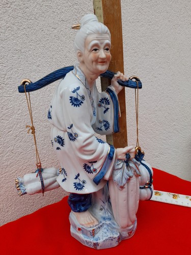 Ceramique statue femme paysan - ceramique,