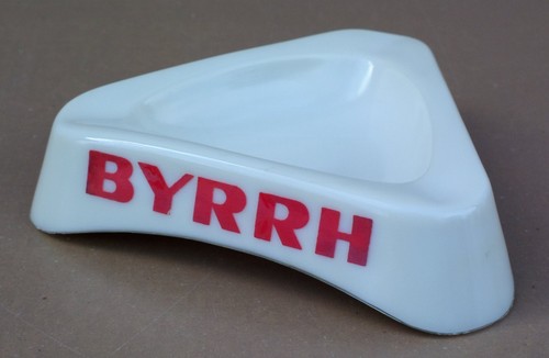 Ancien cendrier byrrh verre - byrrh,