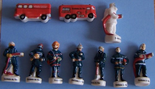 Série fèves les pompiers - fèves,