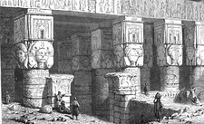 EGYPTE: Vue de l'entrée du