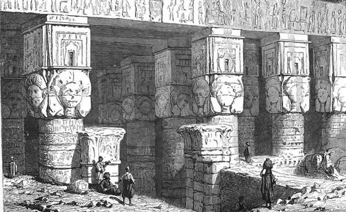 Egypte vue entrée du - vue,