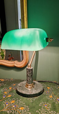 Vintage green marble base - vintage,
