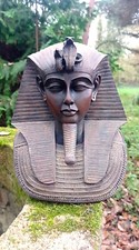 Buste Pharaon Décoration Egypte Statue Toutankhamon
