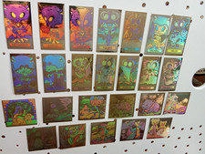 RARE LOT DE  25 IMAGES HOLOGRAMME FANTASTICKERS PANINI 1989-ALIEN ET AUTRE..TTBE