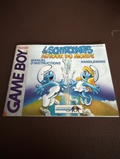 Notice Nintendo Game Boy GB Les Schtroumpfs Autour Du Monde - Version FAH