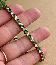 Émeraude & Diamant Bracelet