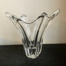 Ancien Vase en Cristal signé