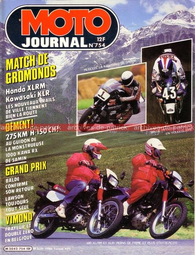 Moto journal 754 road test - journal,