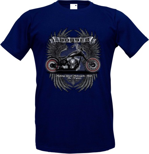 Shirt navy bleu v twin - bleu,
