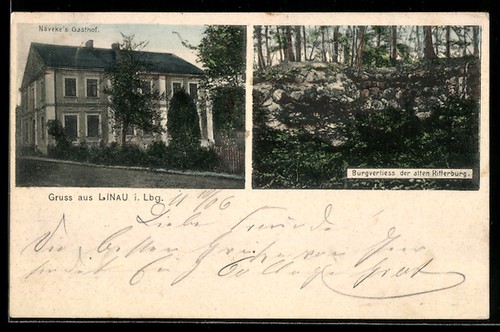 Carte postale linau lbg - carte,