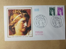 enveloppe premier jour 1978 les sabines de david