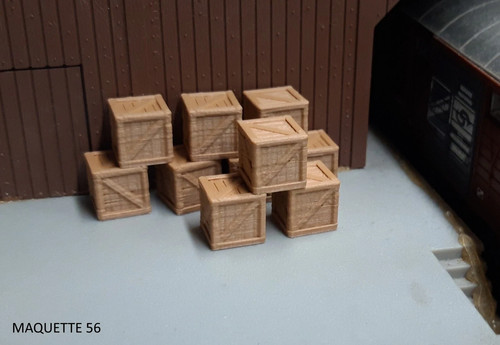 Lot petites caisses - lot, 10