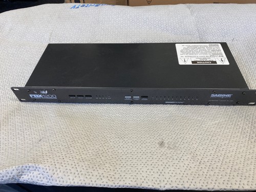 Sabine fbx 1200 feedback - sabine,