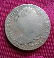 2 Sols 1792 an 4 .A. Louis XVI
