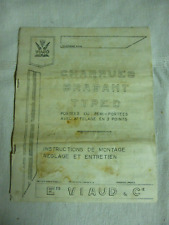 Notice d'utilisation Machine agricole  CHARRUE BRABANT Type D  Ets VIAUD & Cie