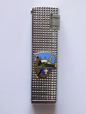 BRIQUET VINTAGE KING STARM-705 INSIGNE ARMEE DE L'AIR Base École 725 Chambéry