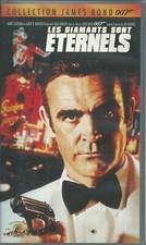 CASSETTE VIDÉO VHS SECAM JAMES BOND 007 LES DIAMANTS SONT ÉTRENELS