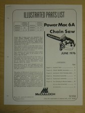 1976 McCULLOCH POWER MAC 6A