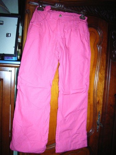 Pantalon droit doublé maille - pantalon,