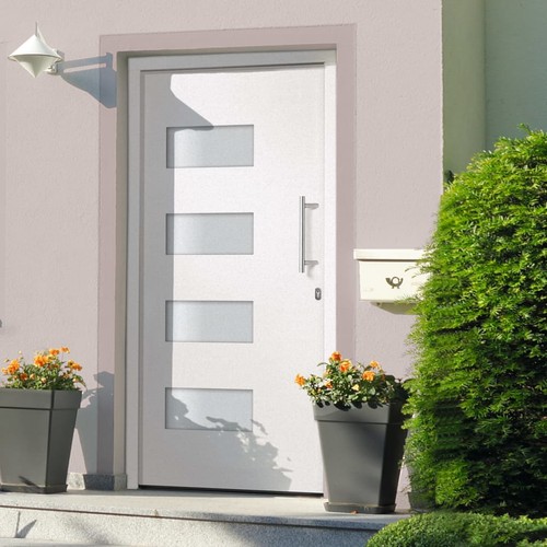 Porte entrée blanc - porte,
