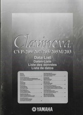 Yamaha CVP-209 207 205M 203