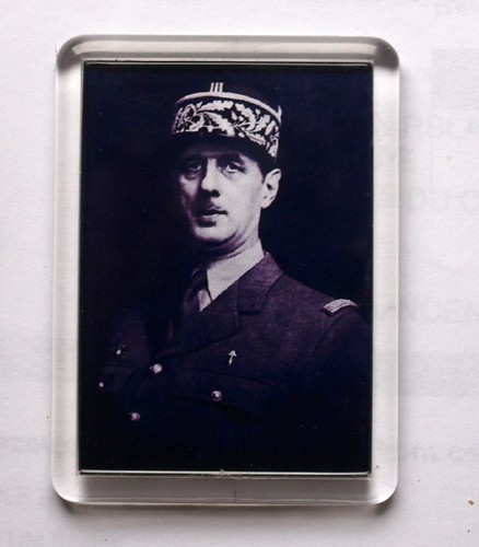 Gaulle magnet portrait - magnet,