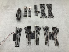 Lot d'Aiguillages, croisements, Heurtoirs et rails de JOUEF échelle HO