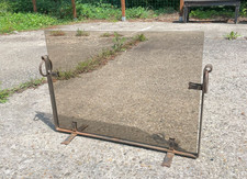 Pare-feu en fer forgé et verre St Gobain SECURIT