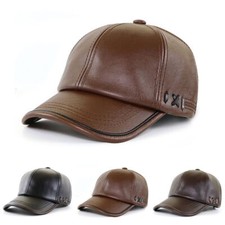 PU Cuir Casquette de Baseball