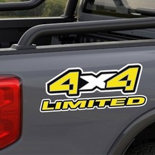 Kit 2 autocollants universels 4x4 édition limitée pick-up tout-terrain 2422