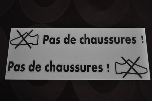 Stickers pas chaussures - stickers,