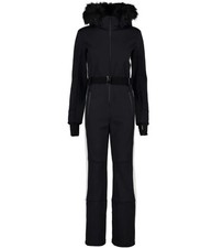 CMP Combinaison De Ski Femme Avec Capuche Détachable - U901 (Noir/Blanc)