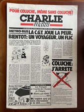 Charlie Matin n°1 du 16/03/1981: "Pour Coluche, même sans Coluche !"
