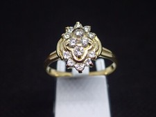 Bague rétro en Or jaune