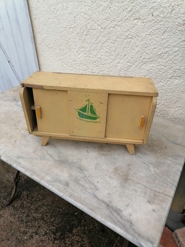 Petit buffet bas meuble bois - buffet,