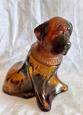 Flacon Avon After Shave Spicy En Forme De Chien Saint-Bernard 