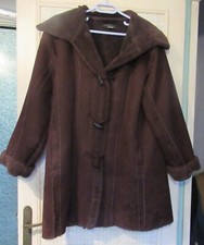 Manteau fourré, marron, 42-44