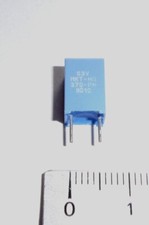 3 x Condensateurs MKT 370 - 1uF 63V 10% - 6 x 11 x 7,2mm - Pas : 5mm - PHILIPS