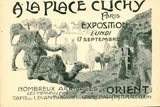 Publicité ancienne tapis d'Orient à la place Clichy 1906 issue de magazine 