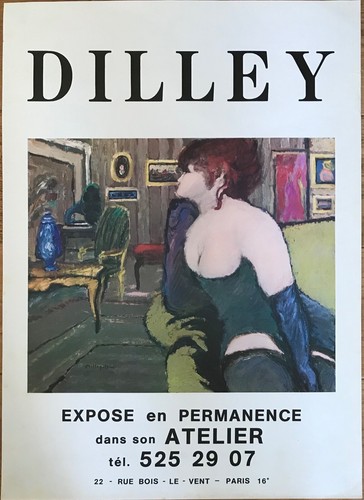 Dilley affiche litho - dilley,
