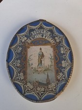 Cadre verre peint ovale - ,