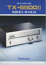 Service Manuel D'Instructions pour Pioneer TX-6500 II
